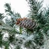 Winter Garland - műfenyő girland magyal és hópermet dekorral 270 cm