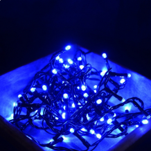 Vezérlős LED fényfüzér - kék 4 m, 80 LED KDV 083