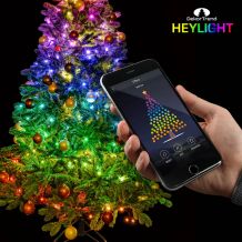 Dekortrend Heylight okos fényfüzér, 120 RGB LED, fekete kábel, 12 méter KBT 120